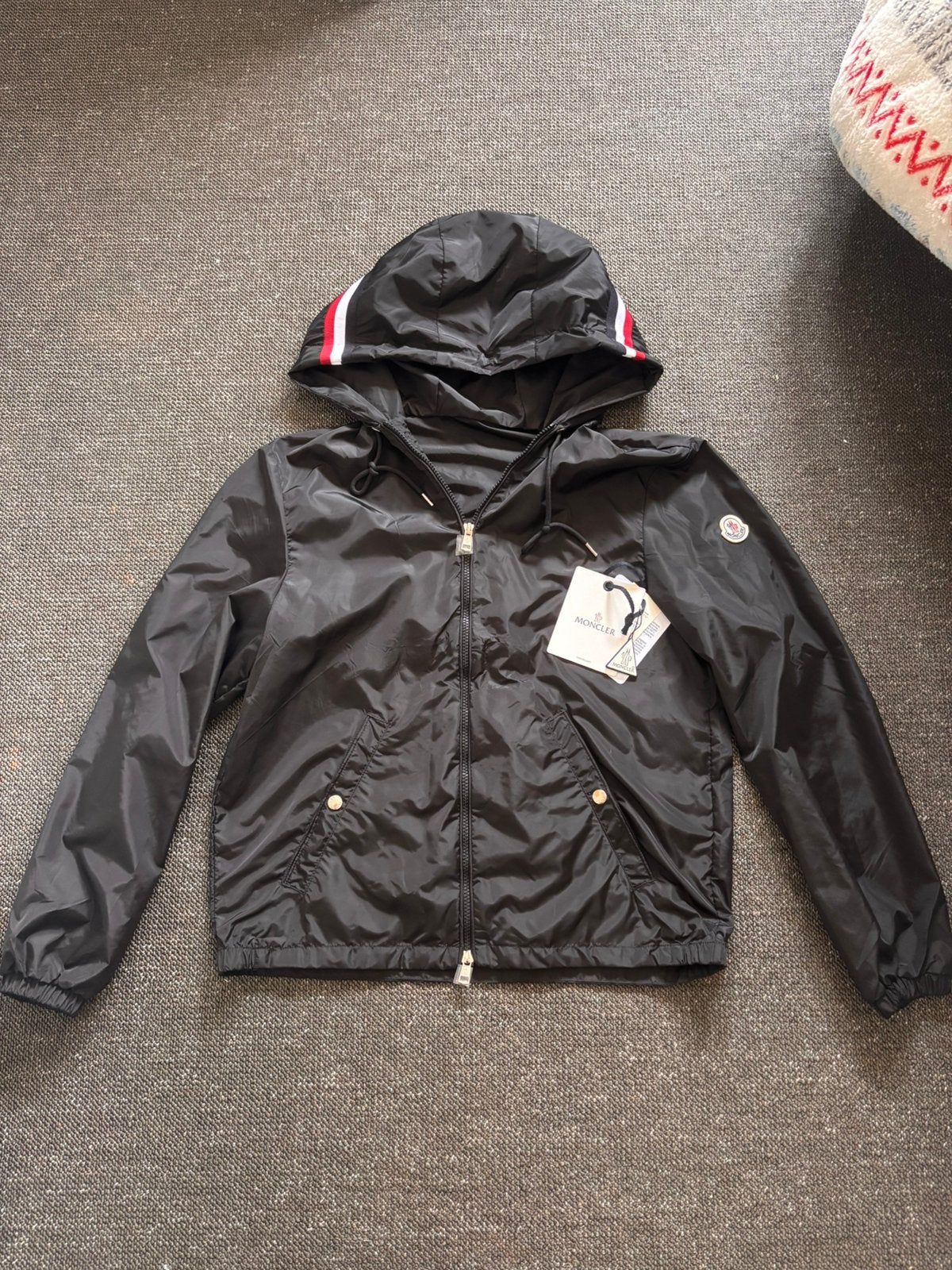 Moncler windbreaker zwart maat XS nieuw, Verzenden, Nieuw, Maat 34 (XS) of kleiner, Jack