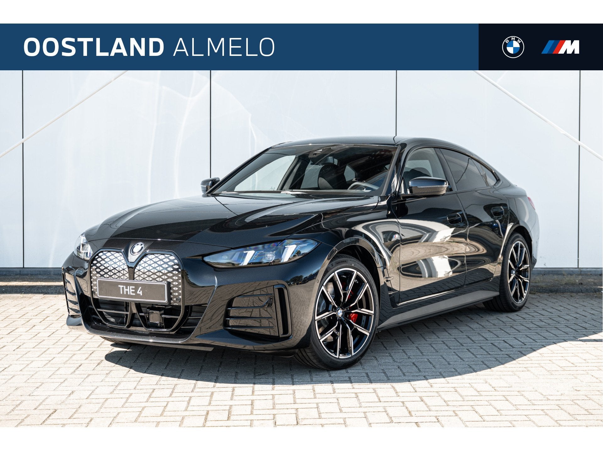 BMW i4 eDrive35 M Sport / Achteruitrijcamera / Stuurverwarmi, Achterwielaandrijving, Zwart, Zwart, Leder
