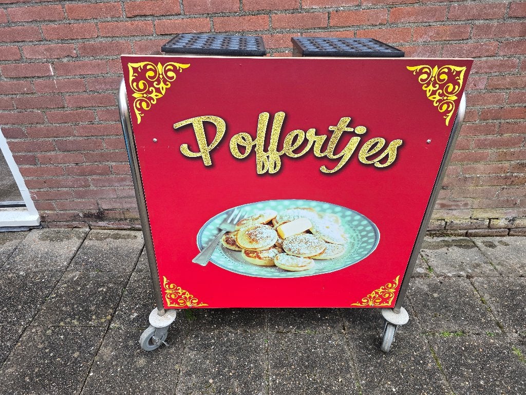 mini poffertjes kraam met 2 poffertjesmachines, Ophalen, Zo goed als nieuw