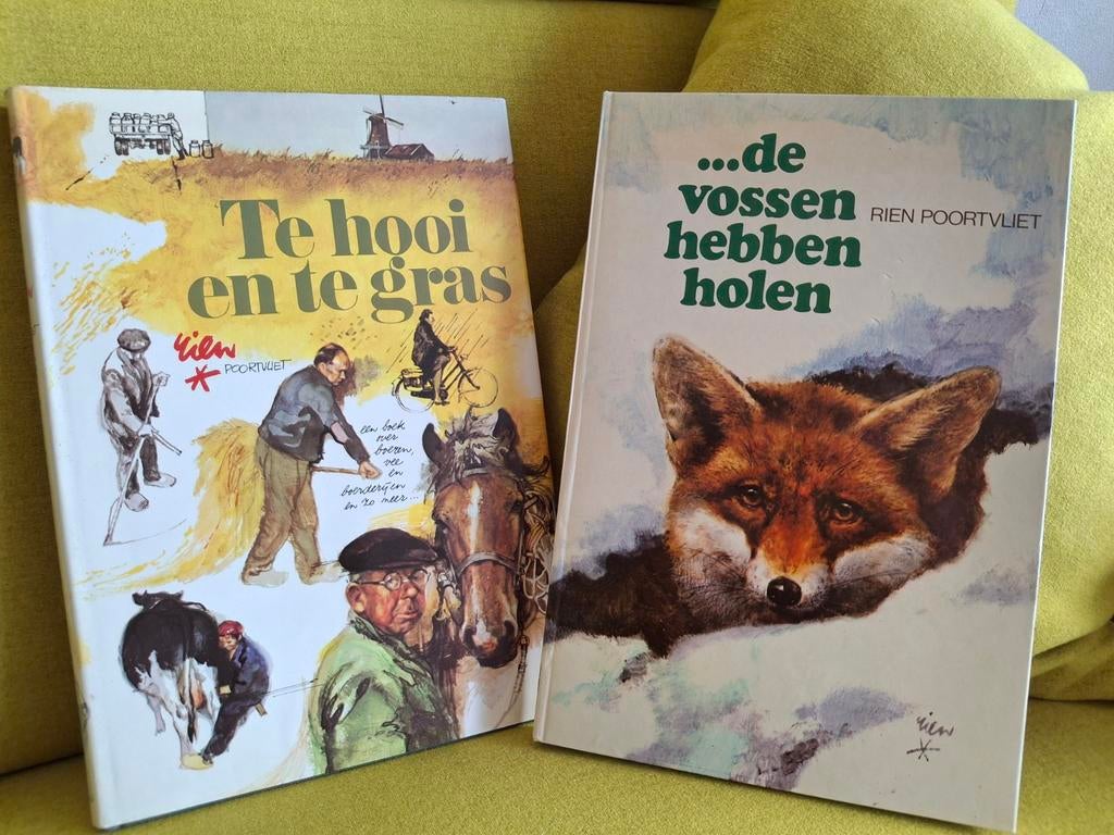 Rien Poortvliet: Te hooi en te gras & de vossen he, Boeken, Ophalen