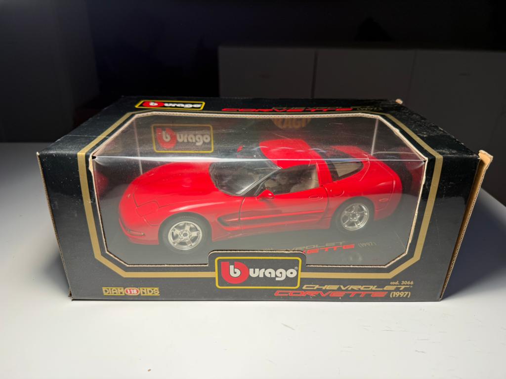 Bburago - Chevrolet Corvette - Schaal 1:18, Verzenden, Nieuw, Auto, Bburago