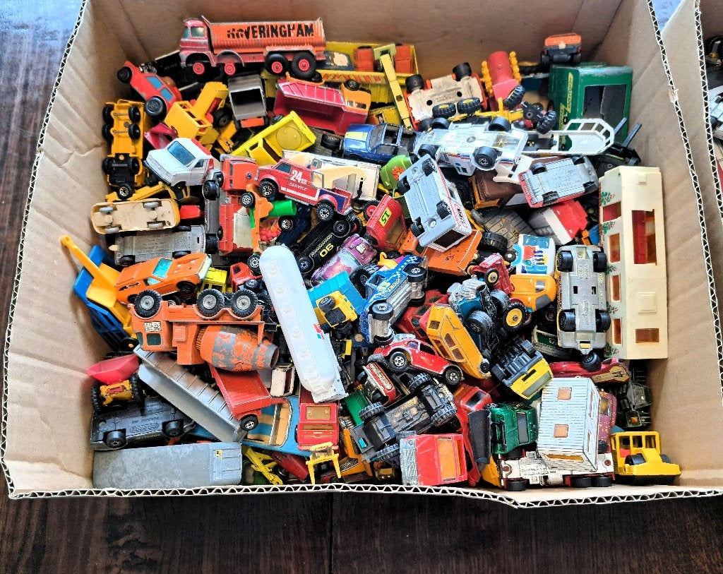 300x diecast auto's (Engels), Hobby en Vrije tijd, Modelauto's | 1:43, Ophalen, Gebruikt, Auto, Matchbox