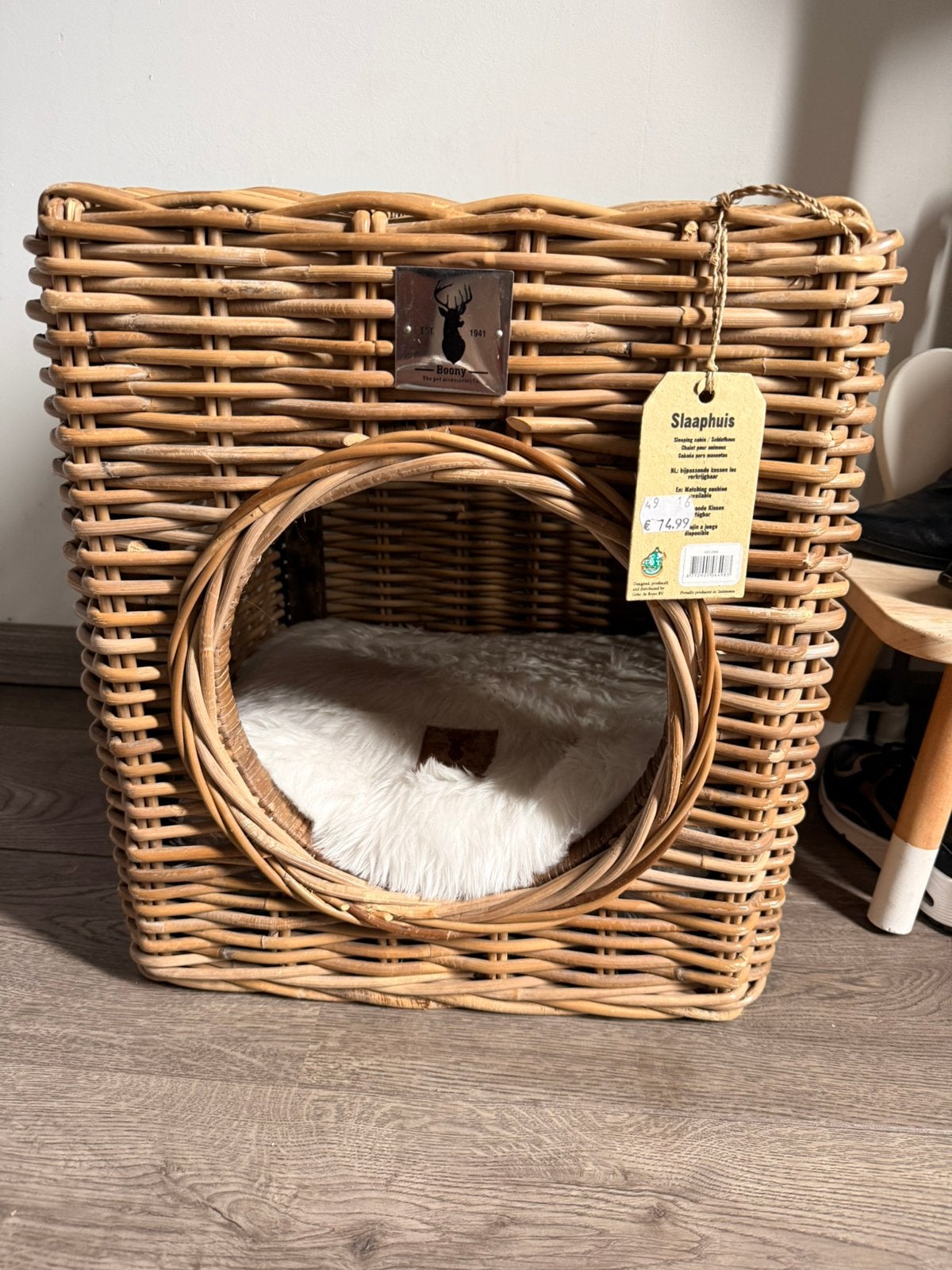 Kattenmand, Dieren en Toebehoren, Kattenmanden, Ophalen, Zo goed als nieuw, Pluche