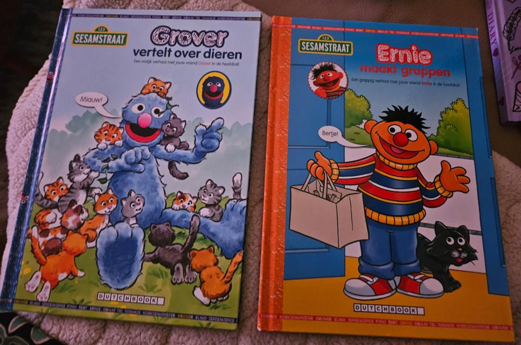 Sesamstraat Boeken: Grover & Ernie, Ophalen of Verzenden