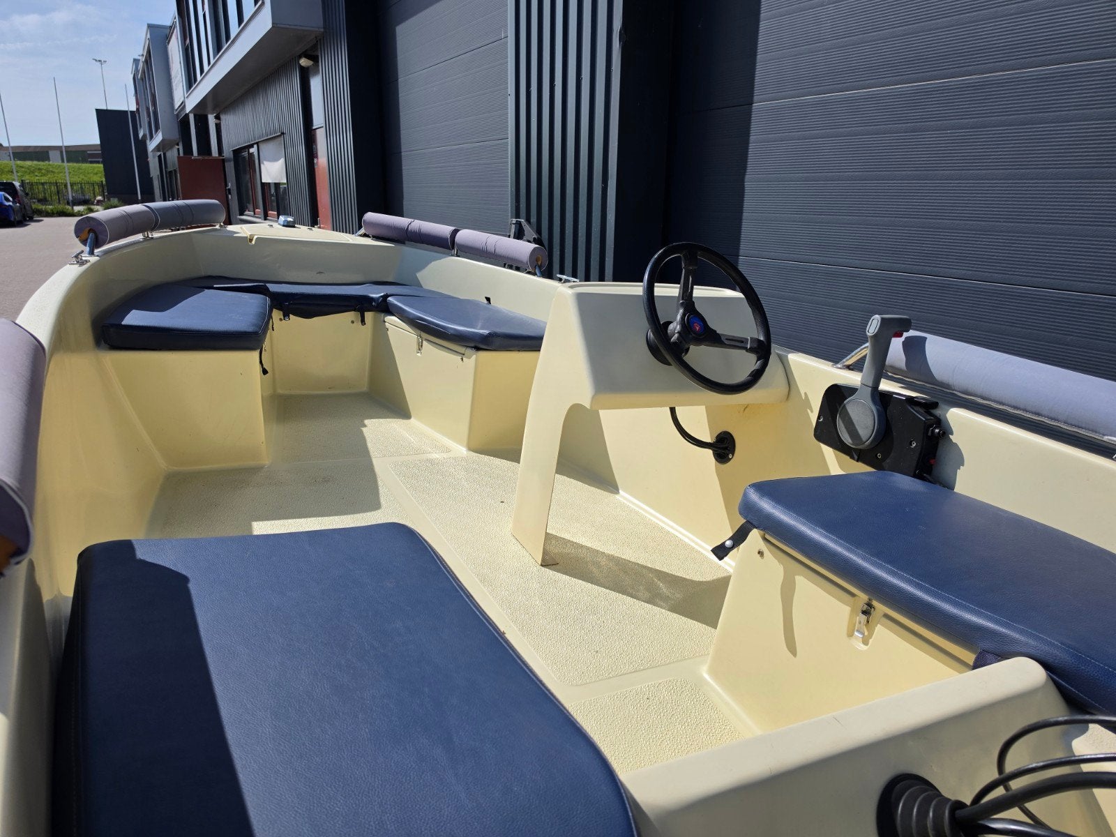 Nette Sea-Finder 420 | Sloep | Suzuki 9,9PK 4 Takt, Watersport en Boten, Ophalen of Verzenden, Elektrische start