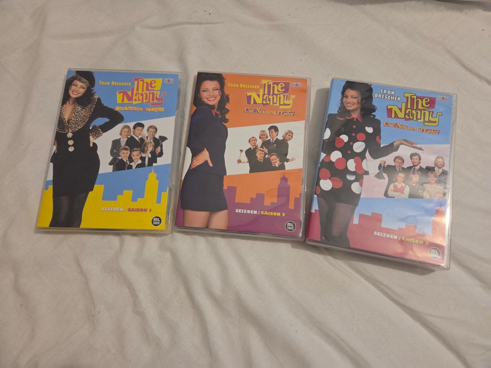 THE NANNY SEIZOEN 1,2 EN 3, Ophalen, Alle leeftijden, Boxset, Zo goed als nieuw
