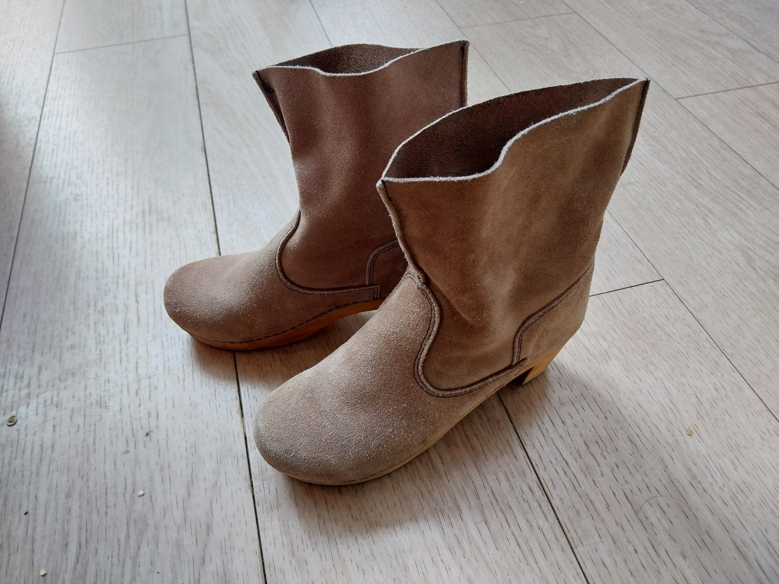 Sanita klomplaars 39, Beige, Lage of Enkellaarzen, Ophalen of Verzenden, Sanita