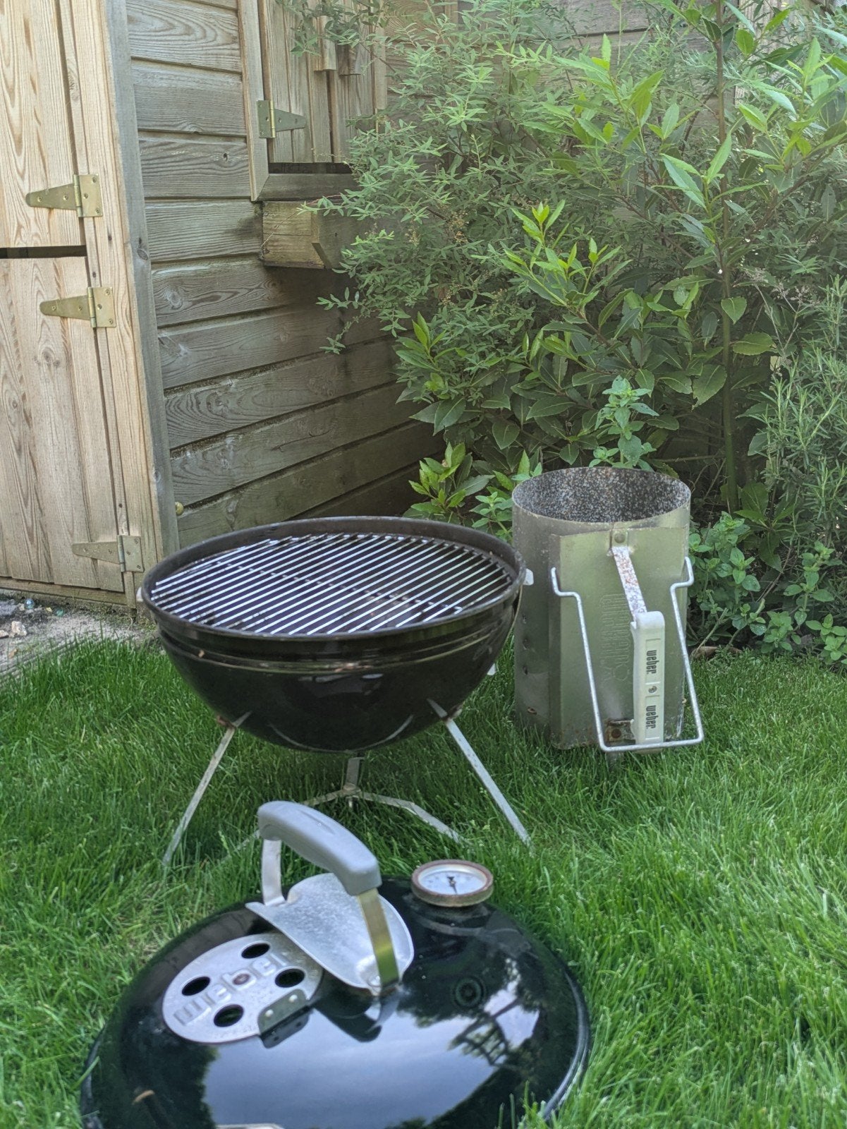 Weber houtskool barbecue, Ophalen, Gebruikt, Weber