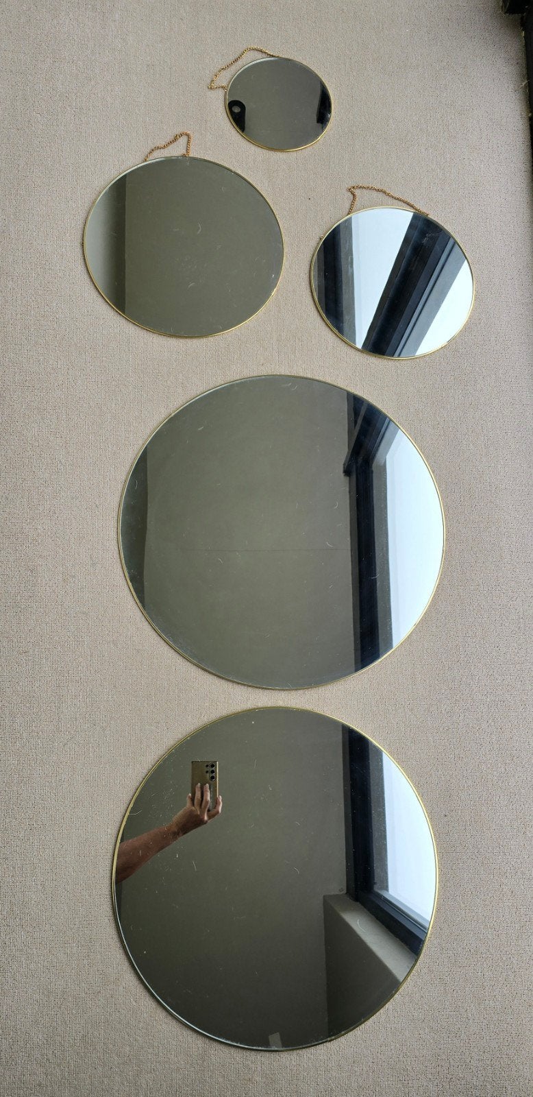 5 spiegels, Ophalen