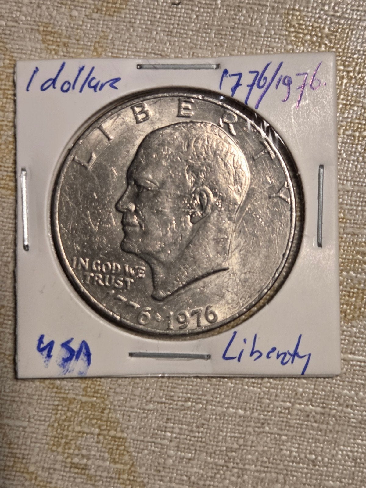 1976 Eisenhower Dollar USA - Bicentennial Munt, Ophalen of Verzenden, Noord-Amerika, Losse munt