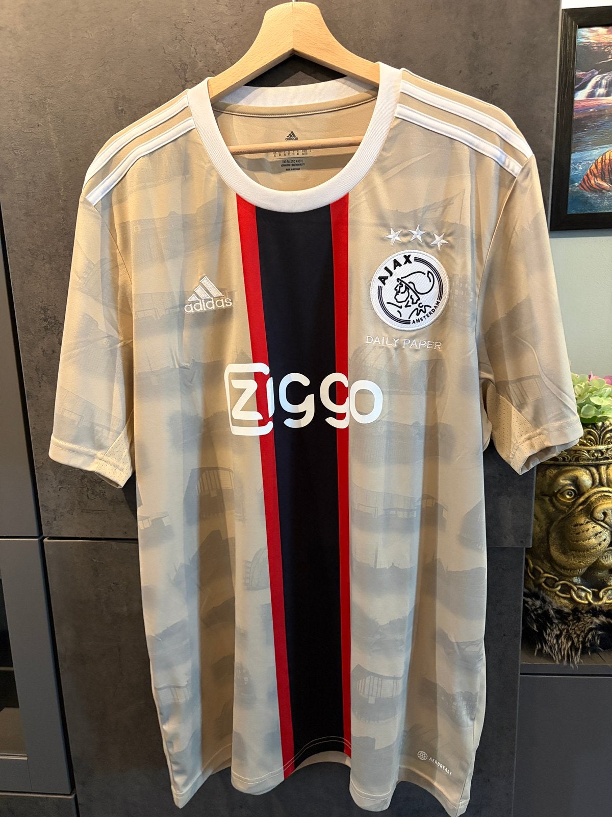 Te koop nieuw Ajax daily paper shirt maat xl, Sport en Fitness, Maat XL, Ophalen of Verzenden, Nieuw, Shirt