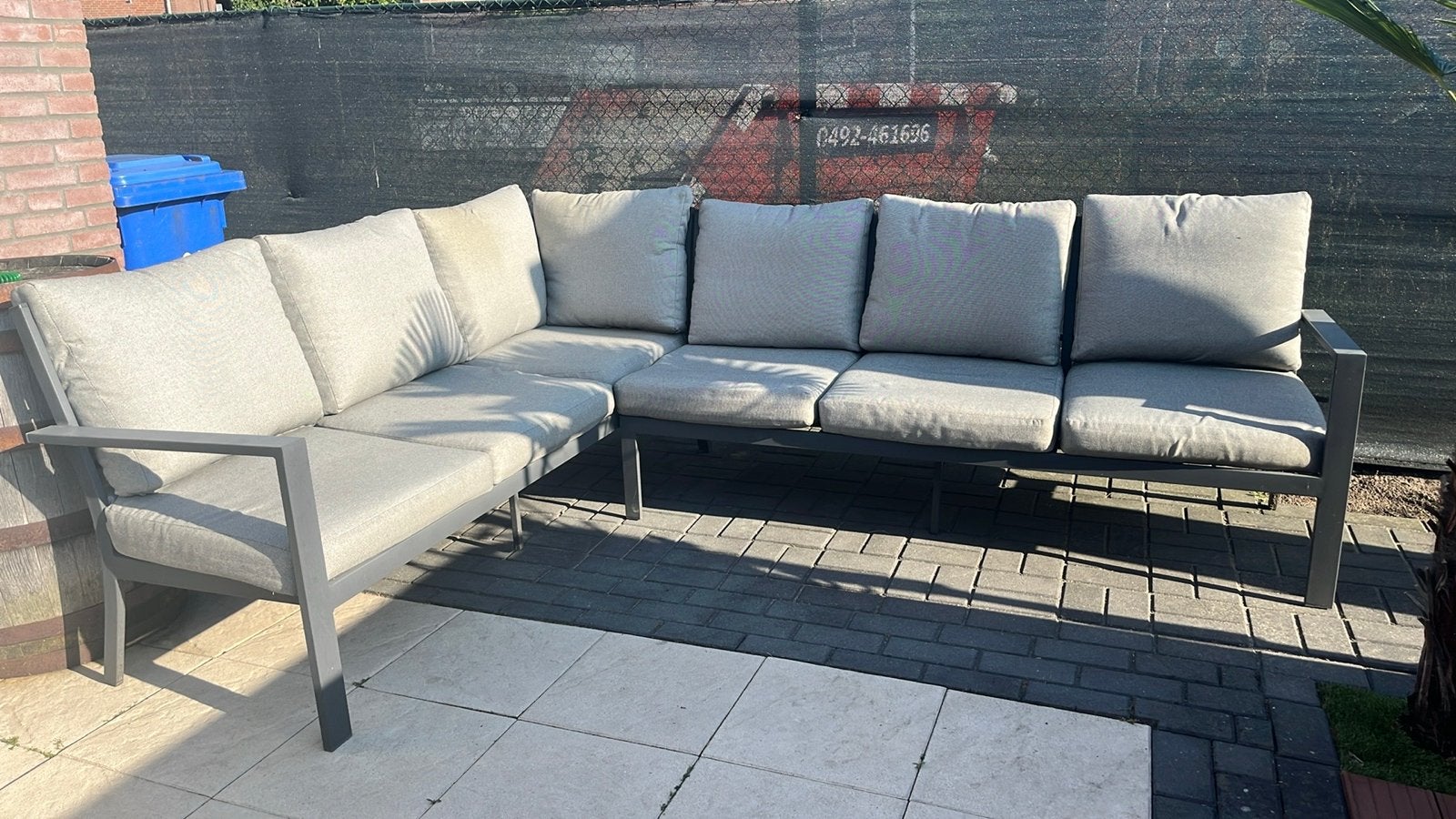 Senja lounge dining set 5-delig links - Aluminium, Ophalen, 5 zitplaatsen, Gebruikt, Aluminium