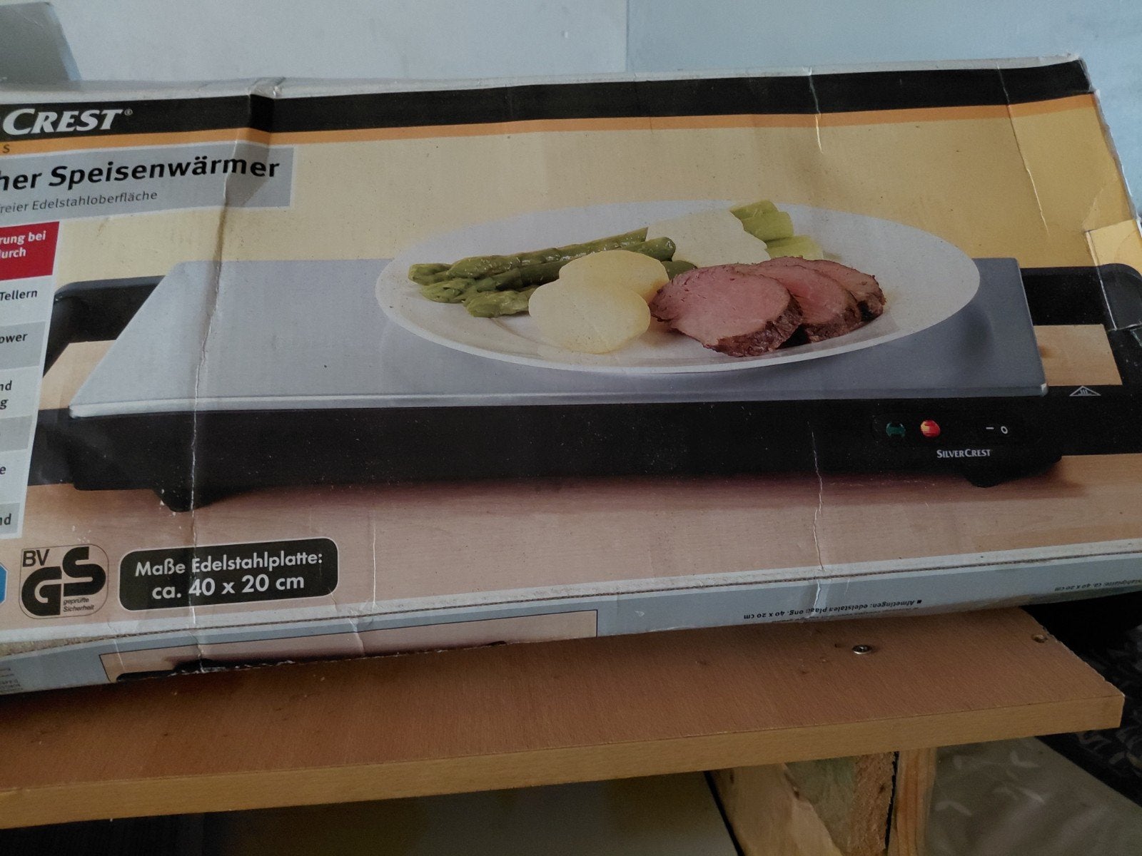 elektrische warm houd plaat, Ophalen, Zo goed als nieuw, Metaal, Overige merken