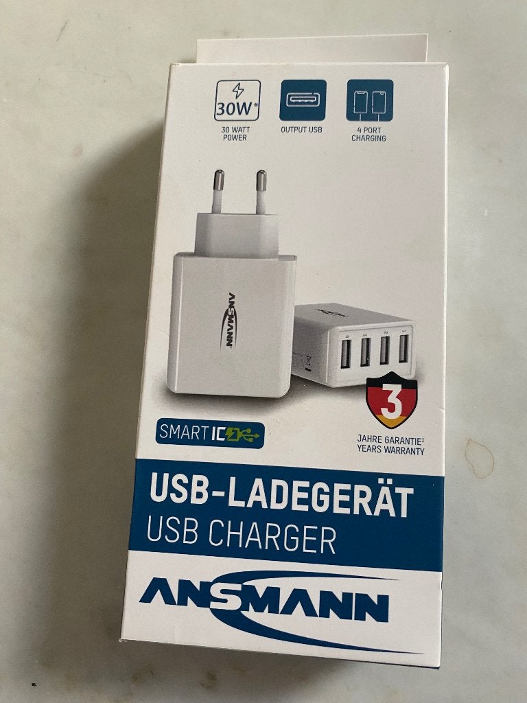 2 USB LADERS ANSMANN, Universeel, Nieuw, Ophalen of Verzenden, Snellader