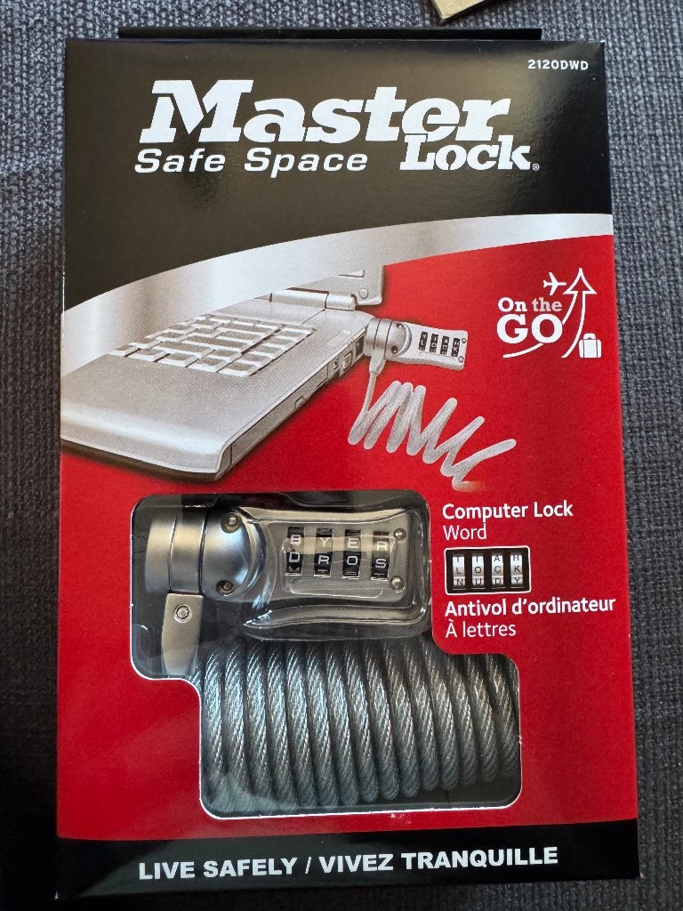 Master Lock Safe Space Computer Slot Slot NIEUW, Ophalen of Verzenden, Nieuw