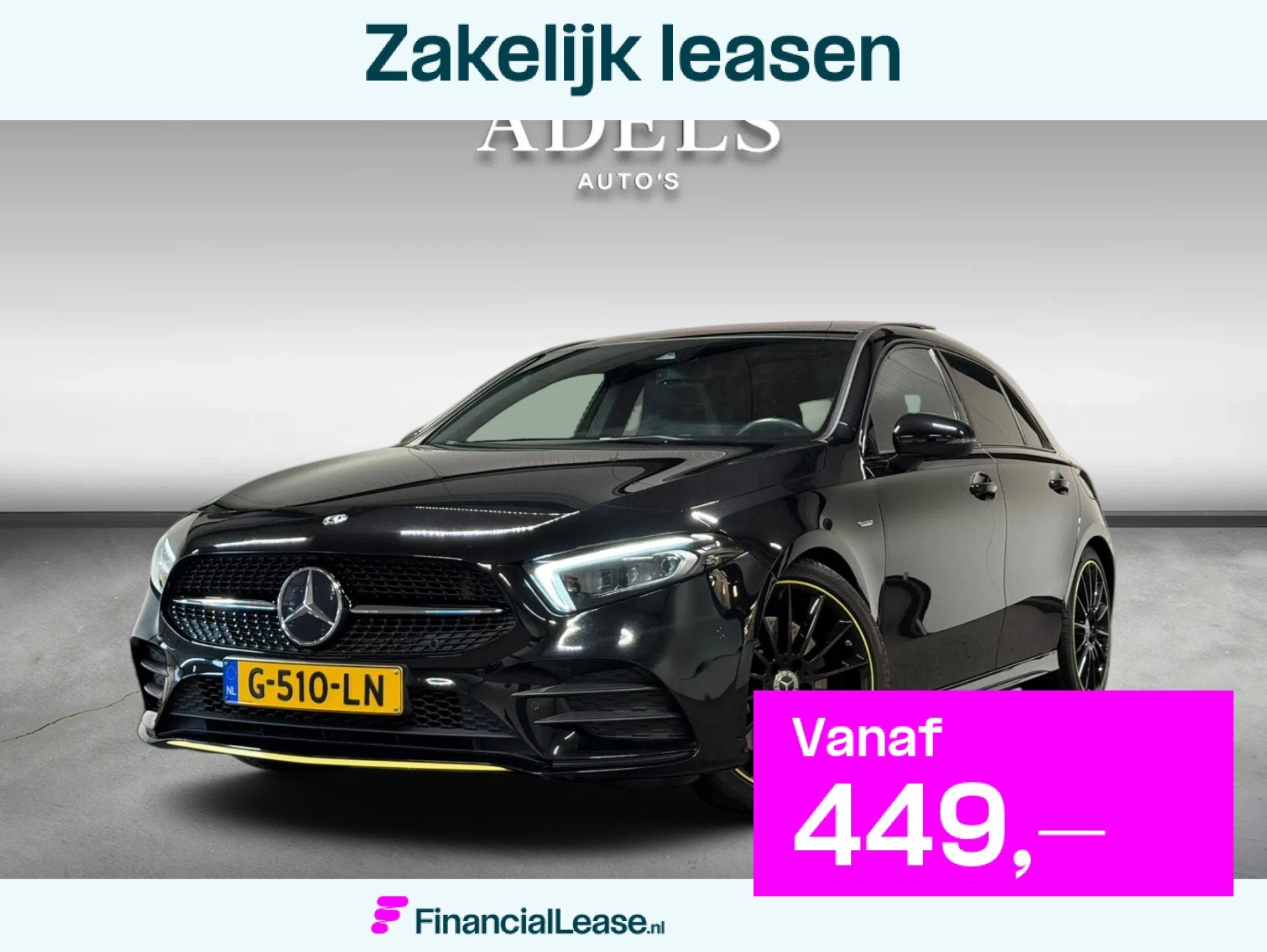 Mercedes-Benz A-Klasse 250 Premium Plus Edition 1 PANO SFEER, Dealer onderhouden, Gebruikt, 4 cilinders, Zwart