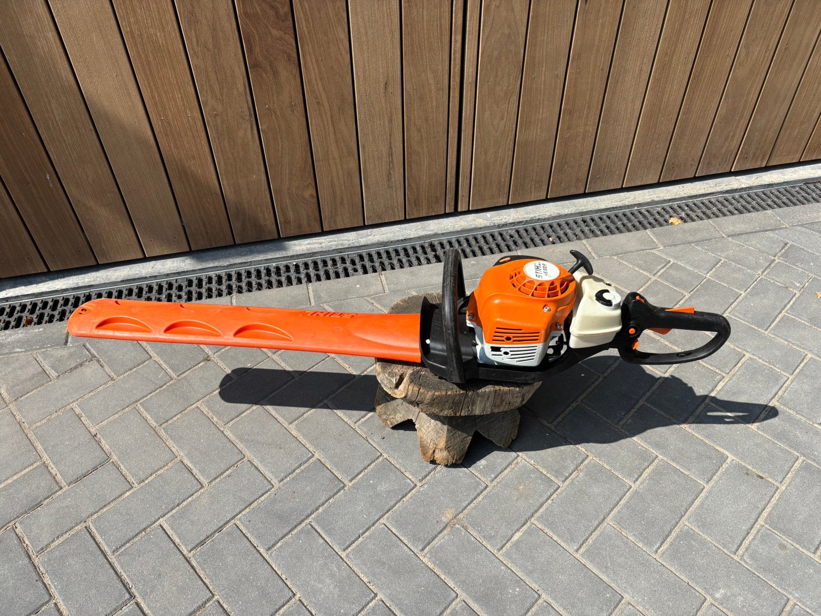 Stihl HS 82 R Prof. benzine heggenschaar 60cm. Hele nette!!!, Ophalen, ., Stihl, Zo goed als nieuw