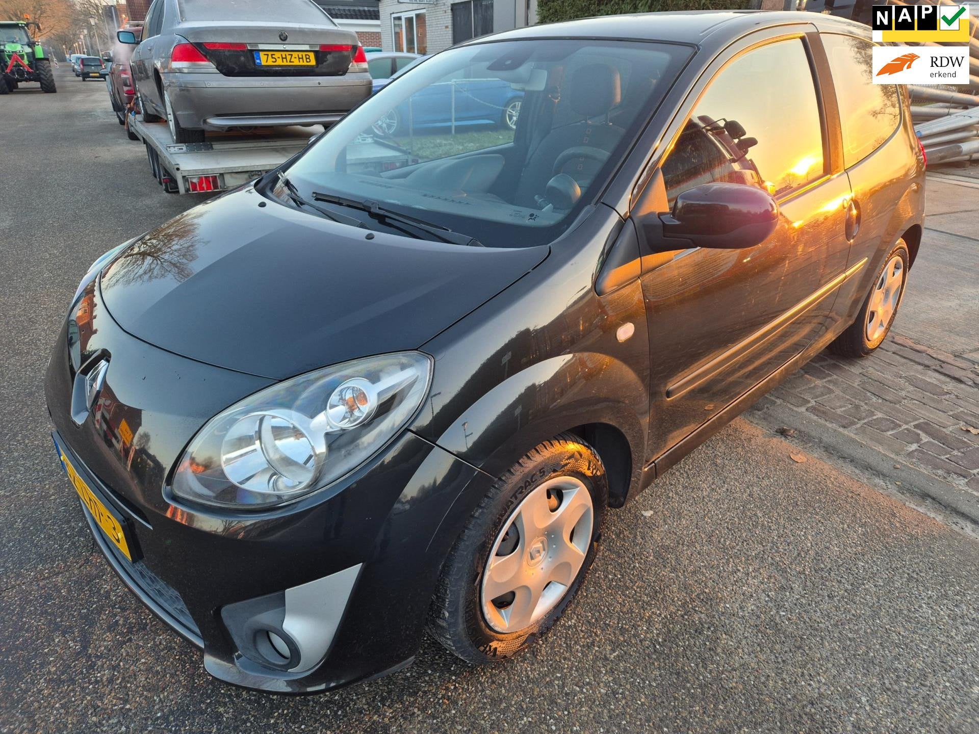 Renault Twingo 1.2-16V Dynamique cruise control NIEUWE APK!, 839 kg, Gebruikt, Zwart, 4 cilinders