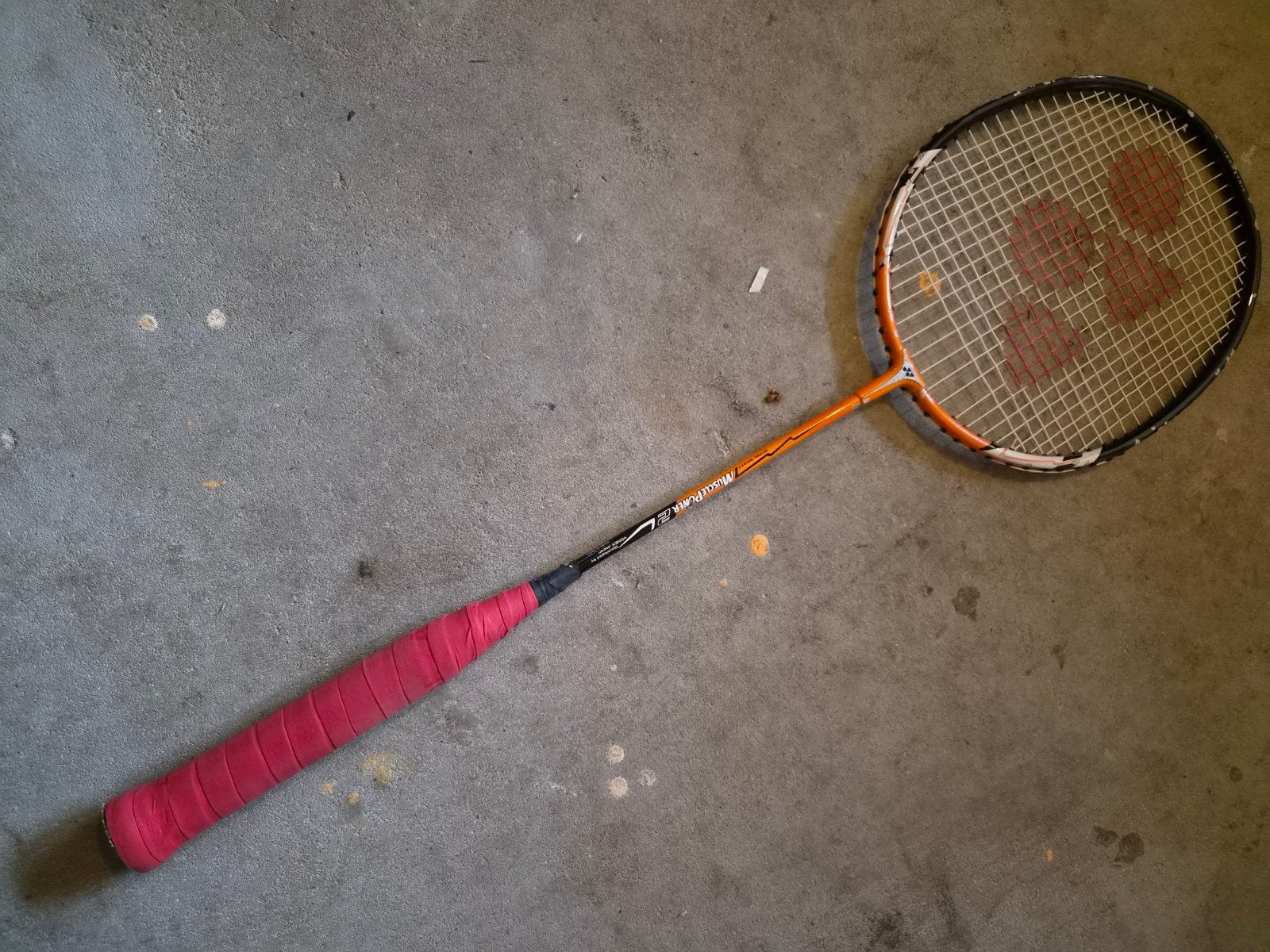 Yonex Muscle Power 2 badmintonracket, Ophalen of Verzenden, Gebruikt, Racket(s)