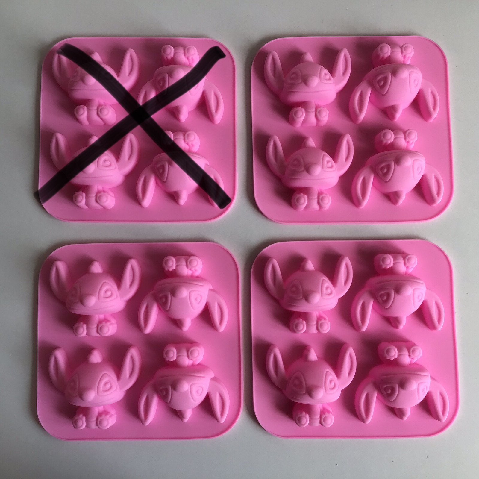 Siliconen bakvorm mal Stitch zeep snoep cake gips koek vorm, Ophalen of Verzenden, Nieuw, Bakvorm