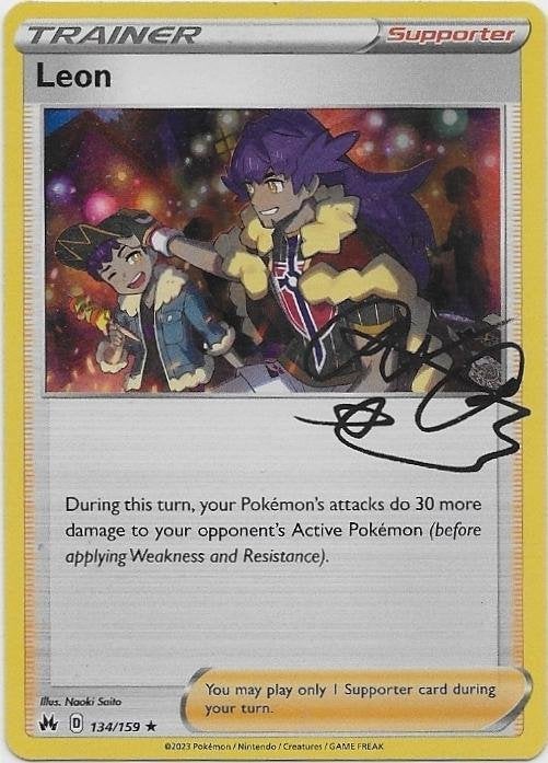 Crown Zenith,  Leon [holo] 134/159, Verzenden, Nieuw, Losse kaart