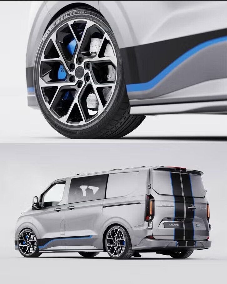 18" 20" VELARE VLR-6S FORD TRANSIT CUSTOM, MERCEDES SPRINTER, Auto-onderdelen, Banden en Velgen, Gebruikt, Velg(en), -, -