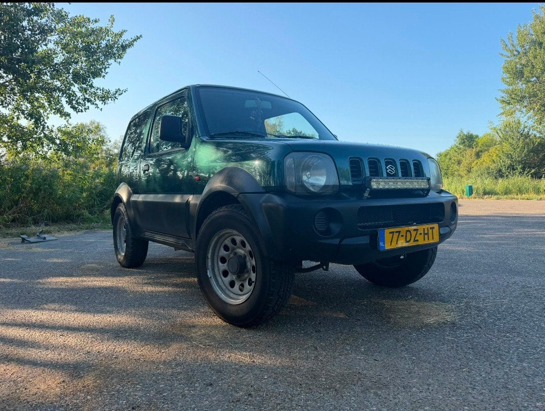 Suzuki Jimny 1.3 2WD 2000 Groen, Auto's, Suzuki, 40 €/maand, 4 cilinders, 4 stoelen, Handgeschakeld