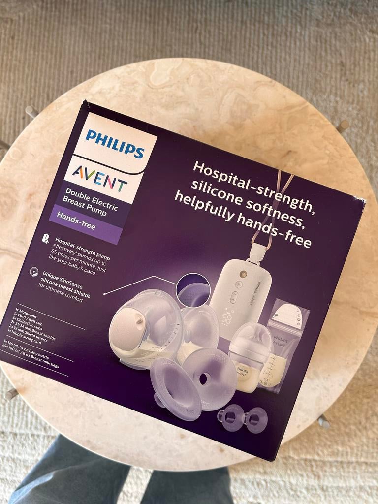 Philips Avent Dubbele Borstkolf - met aankoopbewijs, Ophalen of Verzenden, Zo goed als nieuw