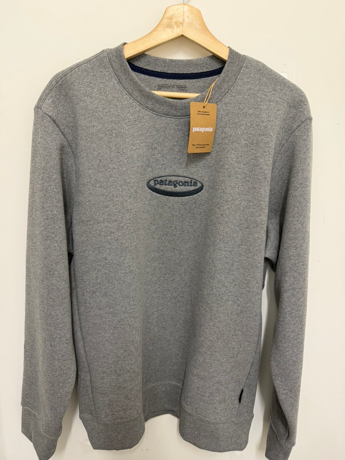 Nieuwe Patahonia oval sweat M, Verzenden, Nieuw, Maat 48/50 (M), Grijs