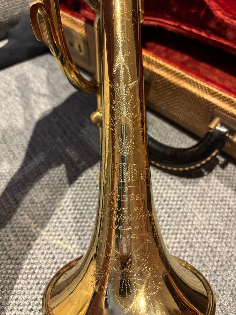 King Master Trompet (H.N. White) - Serienummer 357166, Muziek en Instrumenten, Blaasinstrumenten | Trompetten, Ophalen of Verzenden