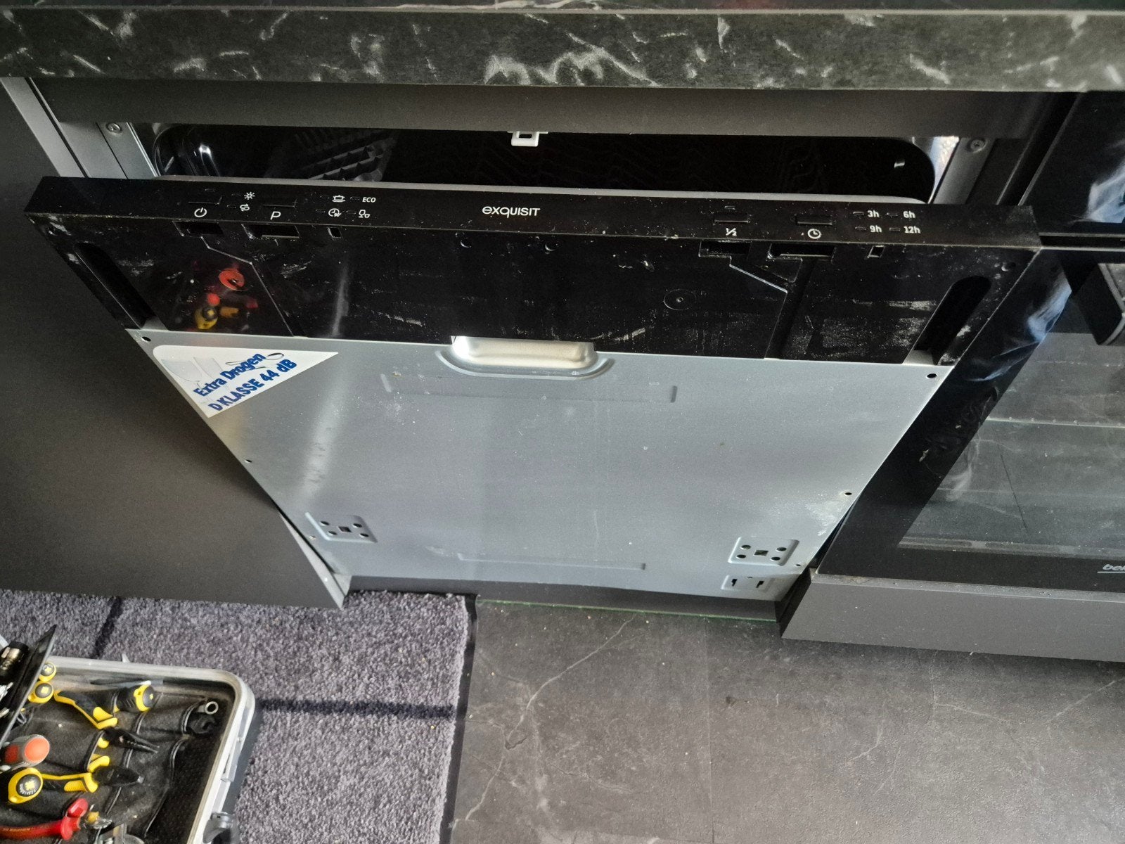 Exquisit inbouw vaatwasser, Ophalen of Verzenden, Zo goed als nieuw, Inbouw, Minder dan 85 cm