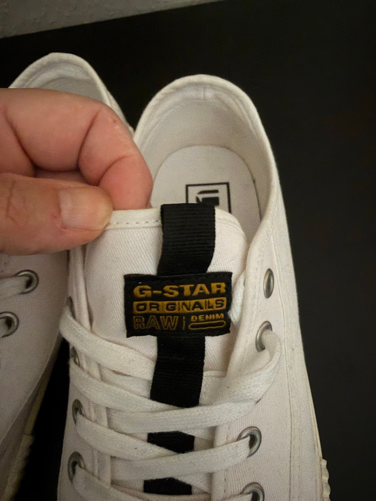 G-Star RAW witte sneakers 40, Wit, Ophalen of Verzenden, Sneakers of Gympen, Gedragen