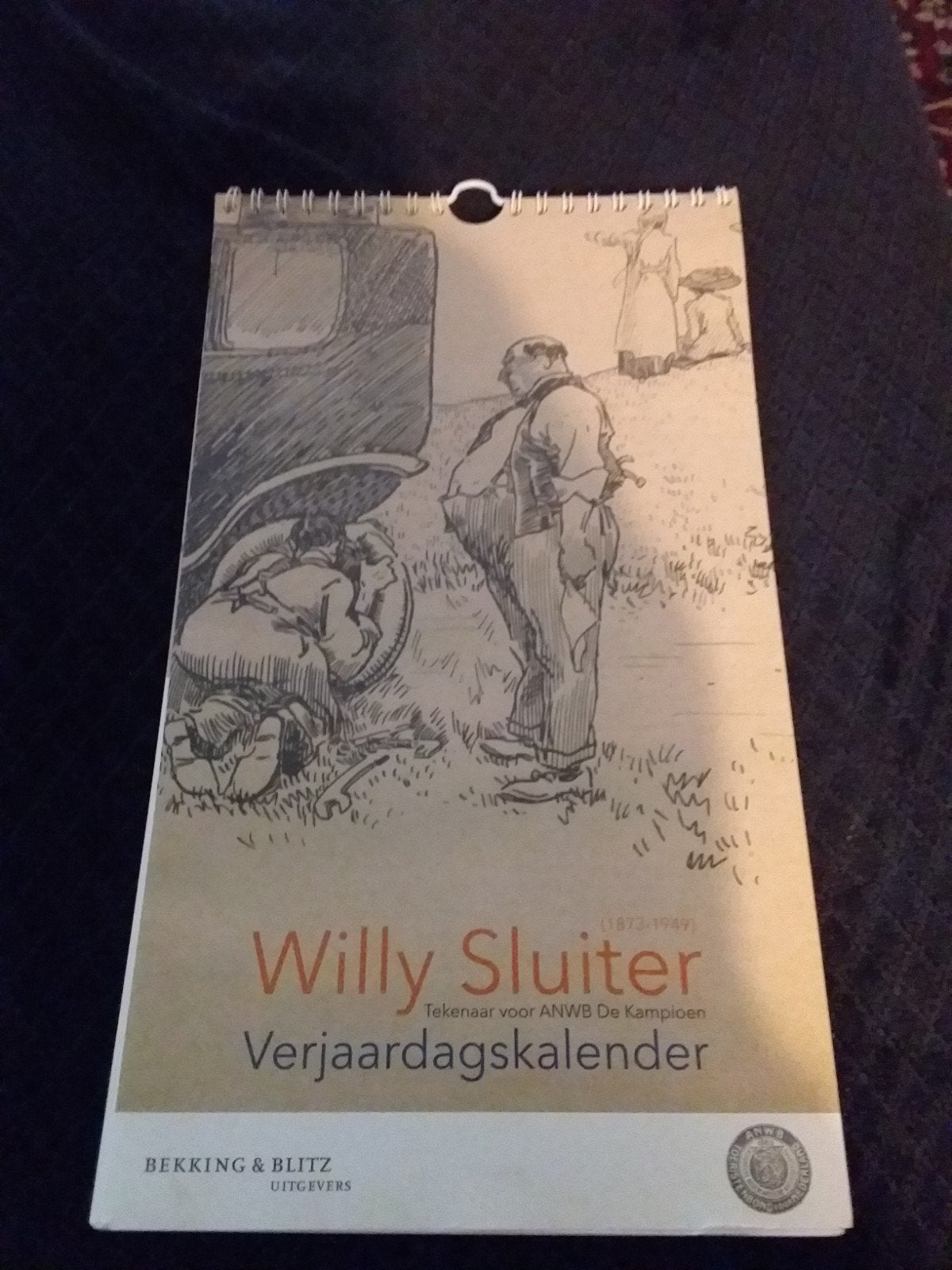 Willy sluiter jaarkalender Anwb, Antiek en Kunst, Ophalen of Verzenden, Overige typen