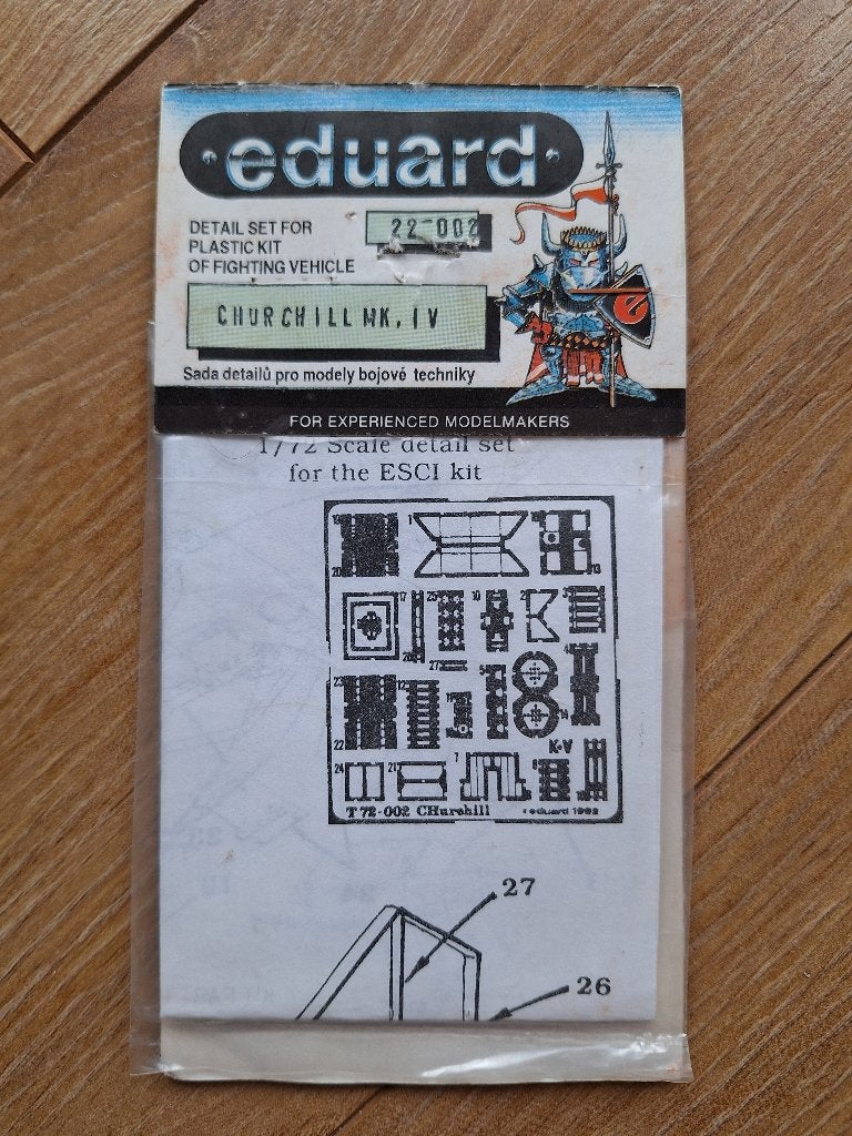 1:72 1/72 Eduard Churchill MK IV Detail set, Overige merken, Ophalen of Verzenden, Zo goed als nieuw, Tank