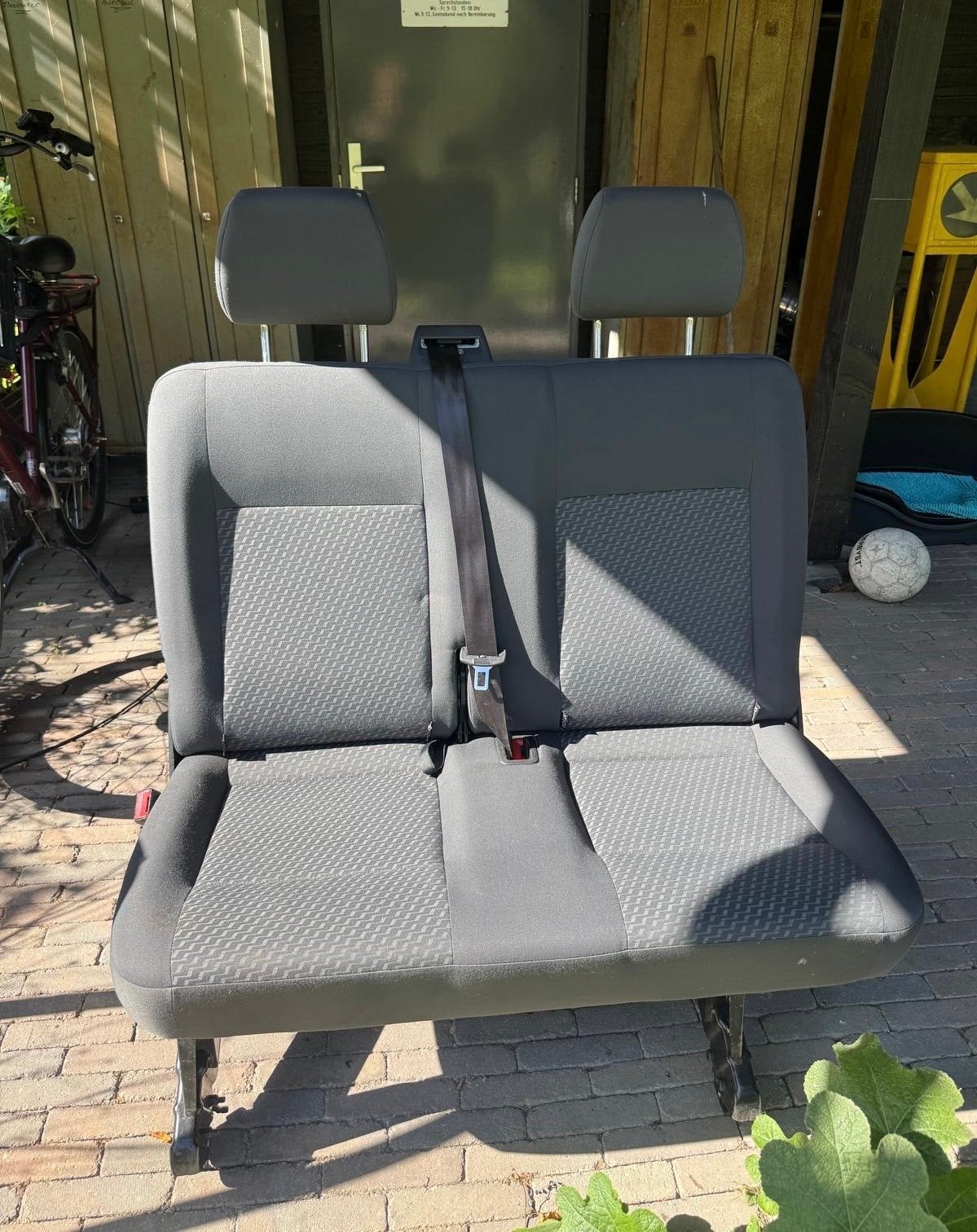 VW Transporter T5 T6 2-zits Achterbank 2e zitrij, Ophalen, Gebruikt, Volkswagen