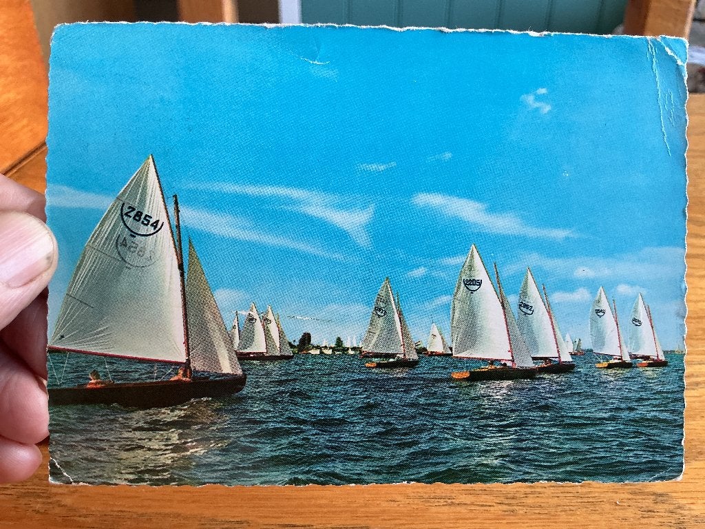 Friesland zeilboot, Verzenden, 1980 tot heden, Gelopen, Friesland