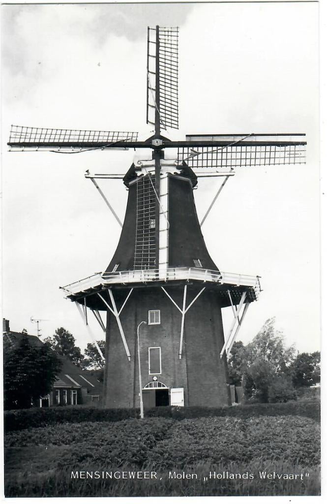 Mensingeweer - Molen "Hollands Welvaart", Verzenden, 1960 tot 1980, Ongelopen, Groningen