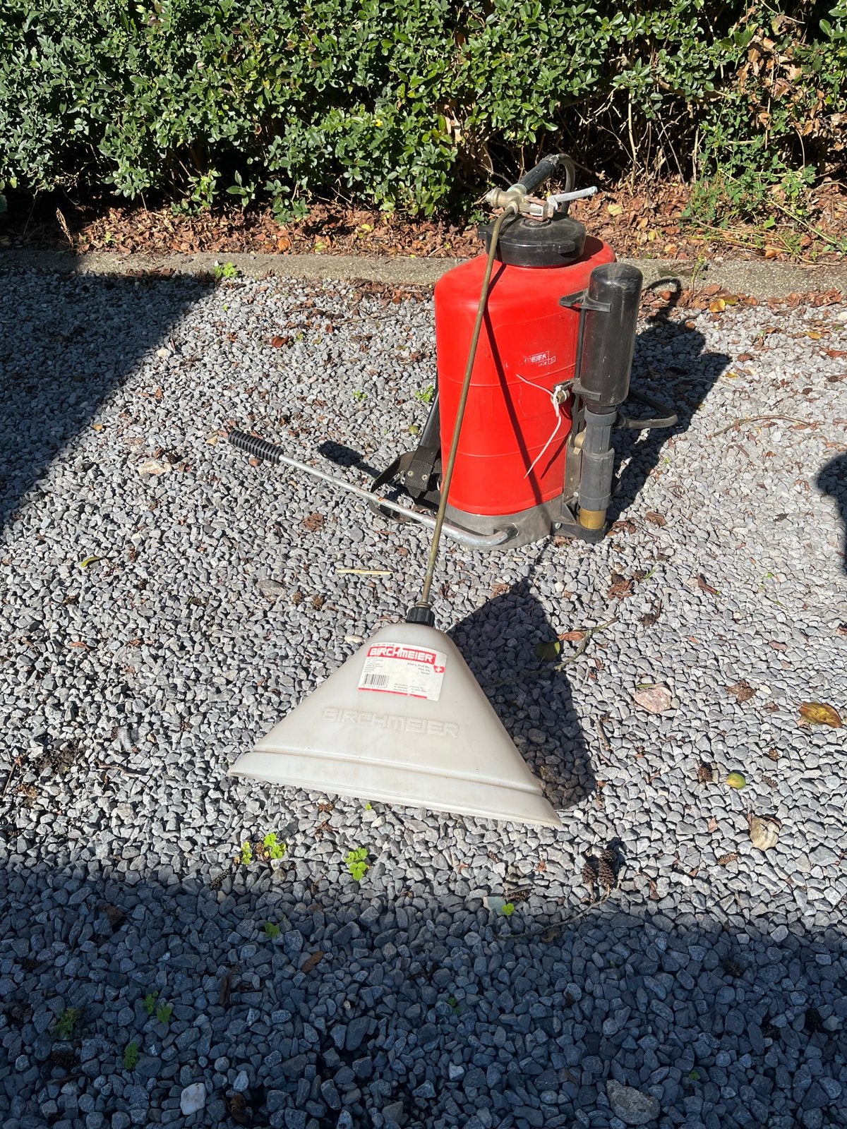 Birchmeier Rugspuit /Drukspuit met Sproeikap – Topkwaliteit!, Ophalen of Verzenden, Gebruikt