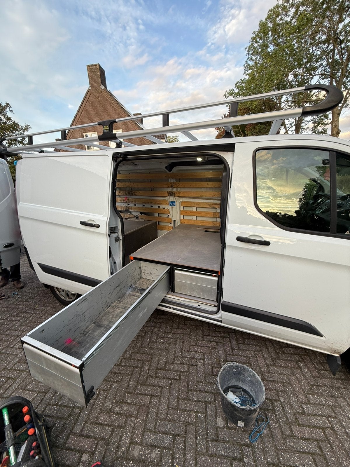 work system bedrijfswageninrichting / werkbus / opslag, Ophalen of Verzenden, Ford