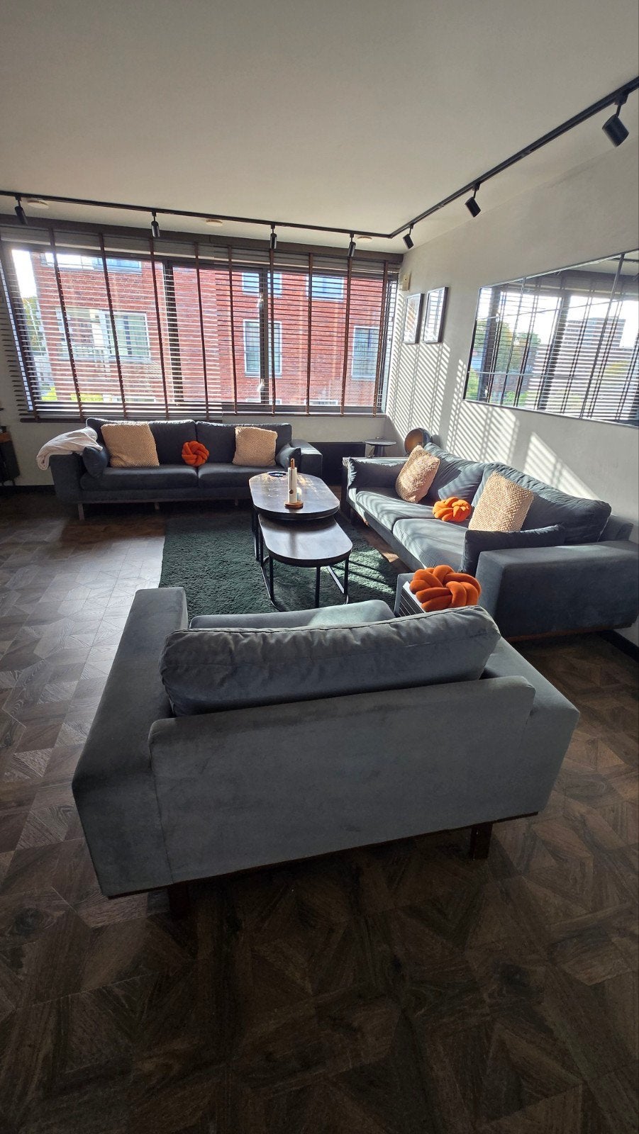 Luxe NOUS Living Torino bankstel - 2x 3-zits + loveseat, Ophalen, Hout, Gebruikt, Modern, industrieel, hotel-chic