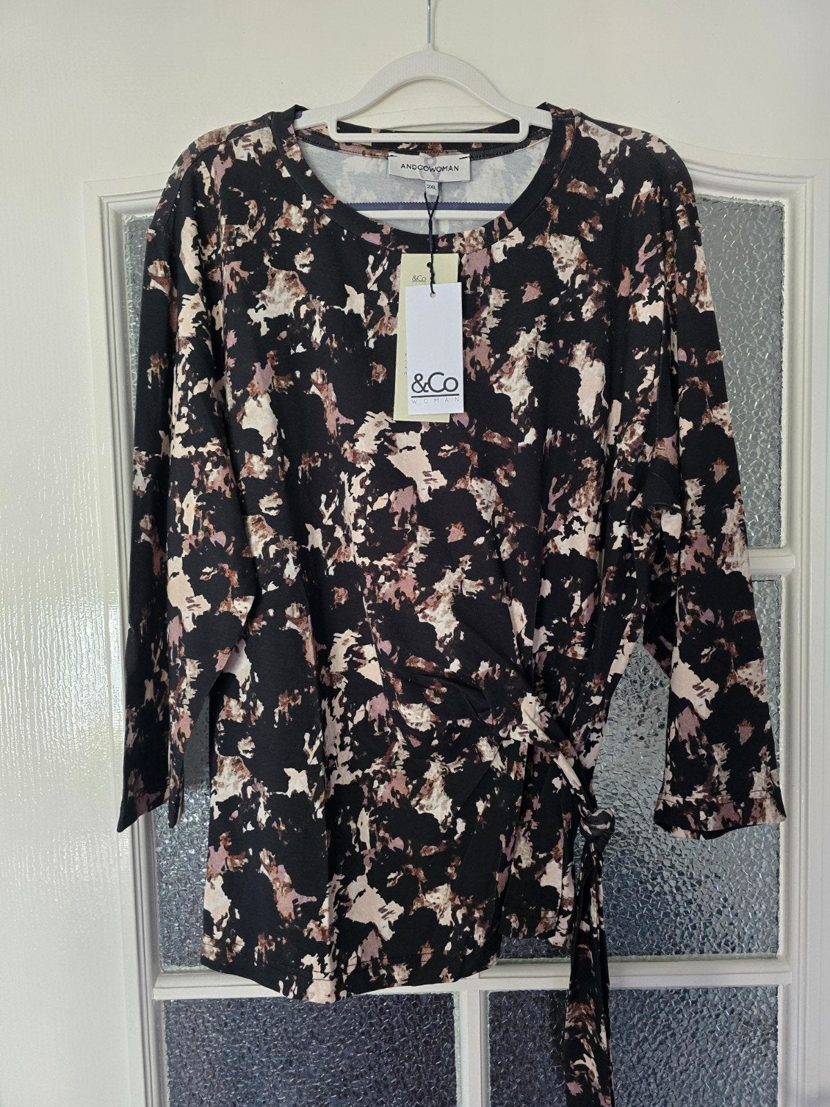 nieuw &co woman andcowoman and cowoman xxl knoopdetail, Ophalen of Verzenden, Nieuw, Maat 46/48 (XL) of groter, Zwart