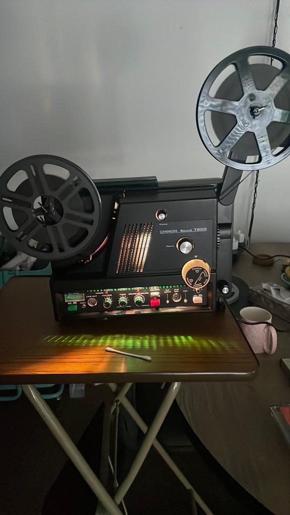 Chinon Sound 7500 Super 8 Filmprojector, Ophalen, 8mm film