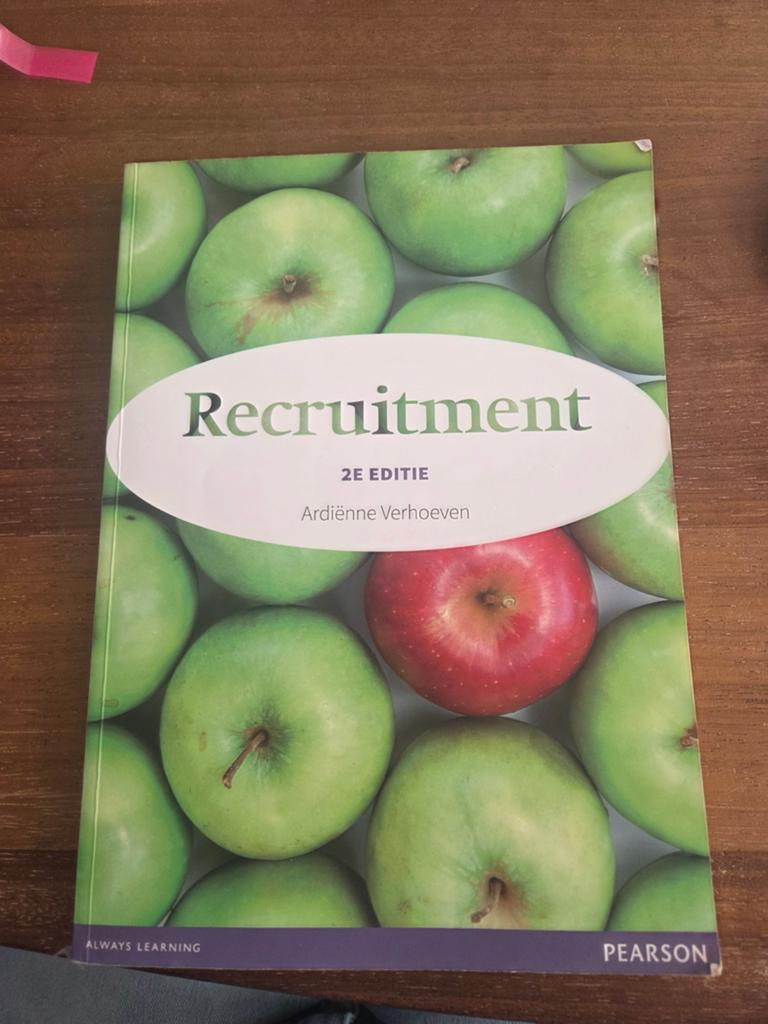 Ardienne Verhoeven - Recruitment, Ardienne Verhoeven, Ophalen of Verzenden, Zo goed als nieuw, Nederlands