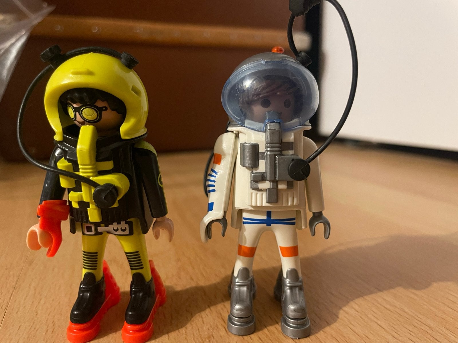Playmobil Duikers en Astronaut Figuur, Kinderen en Baby's, Gebruikt, Losse onderdelen, Ophalen of Verzenden, Figuren