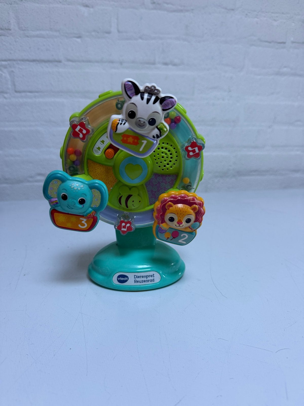 VTech Dierenpret Reuzenrad - Interactief Baby Speelgoed, Ophalen of Verzenden, Zo goed als nieuw, Overige typen, Met geluid