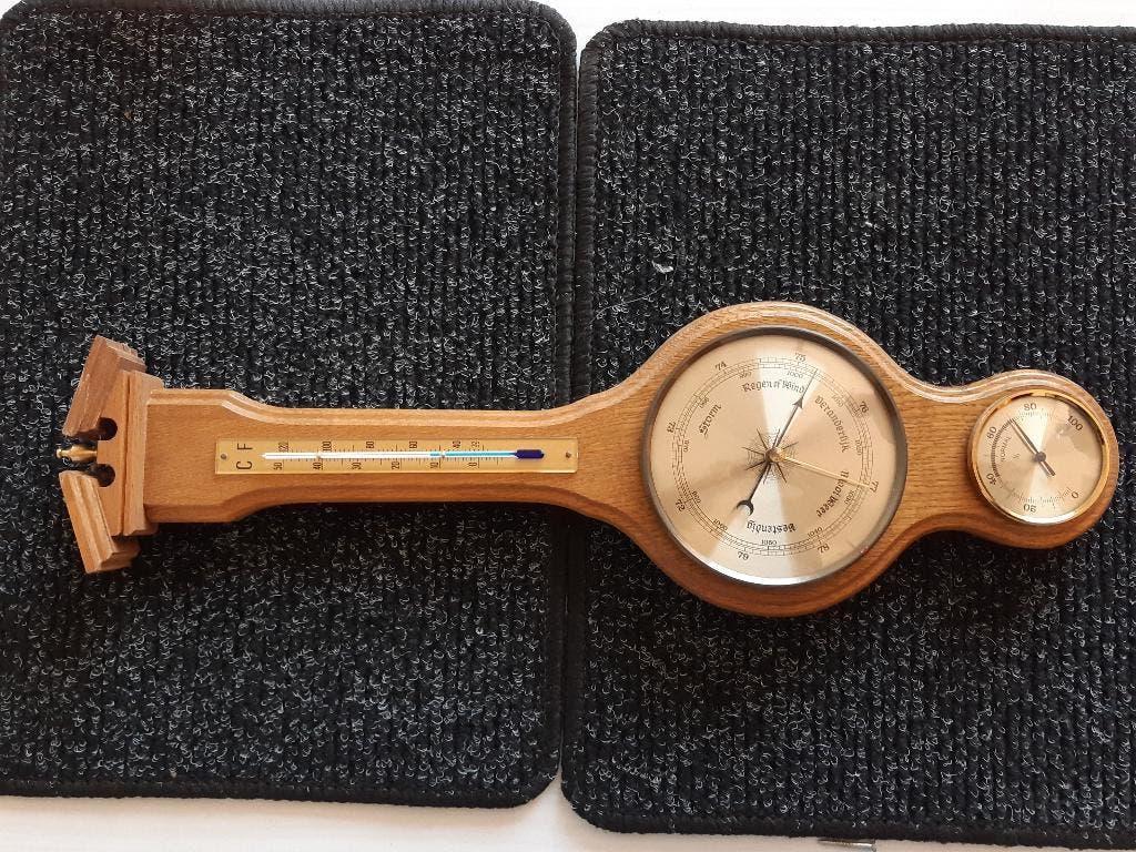barometer thermometer hydrometer, Ophalen of Verzenden, Zo goed als nieuw, Weerstation