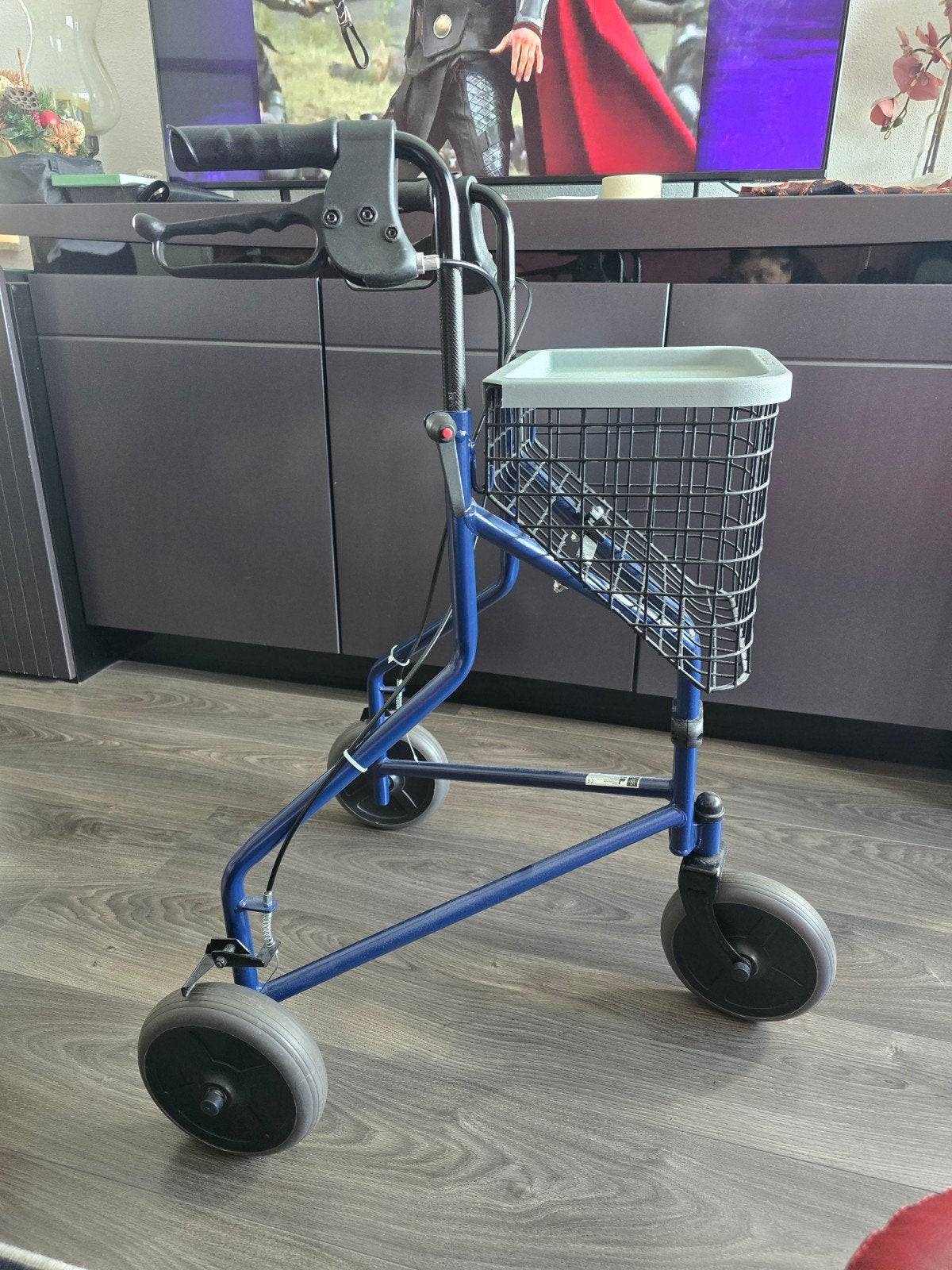 zgan rollator. stevig en weinig gebruikt met mandje, Diversen, Ophalen, Zo goed als nieuw