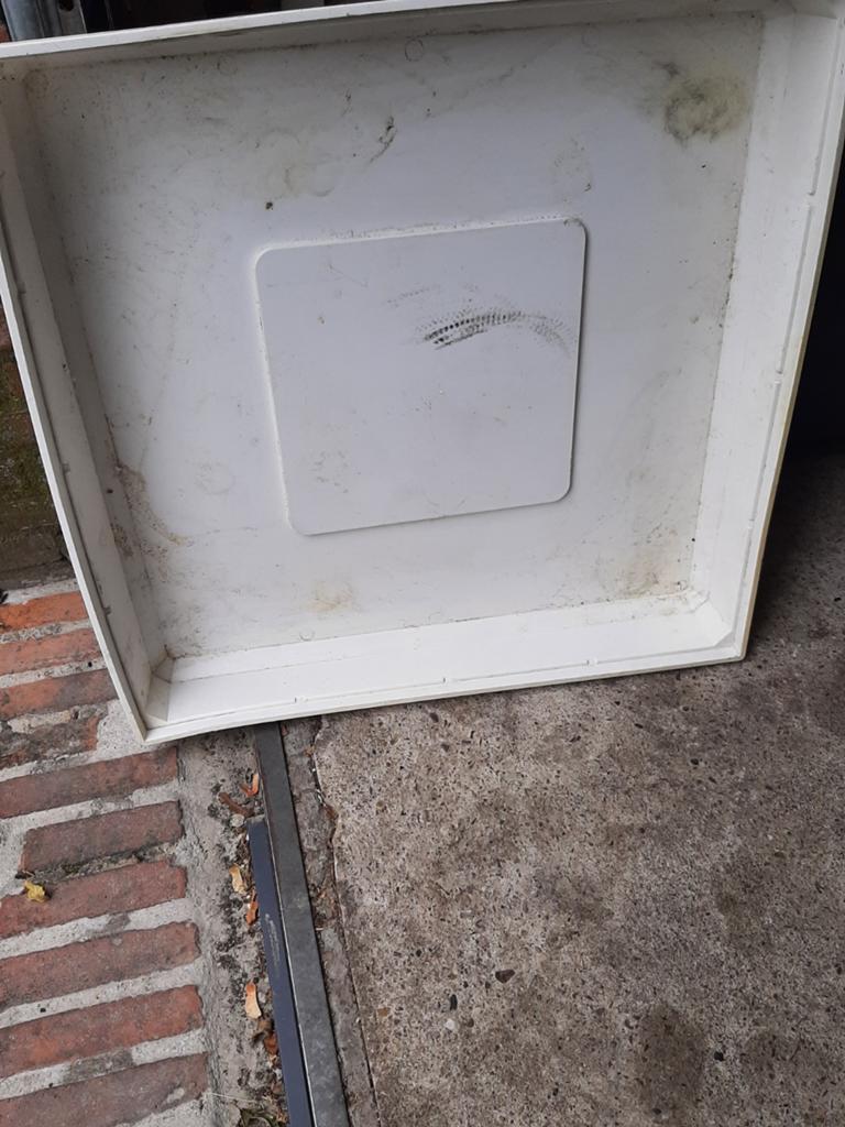 Te koop wasmachine baak, Ophalen