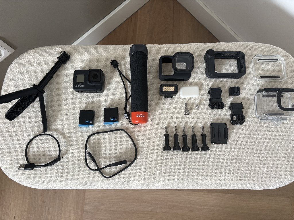 Gopro Hero 8 + accessoires, Audio, Tv en Foto, Actiecamera's, Ophalen, Gebruikt, GoPro