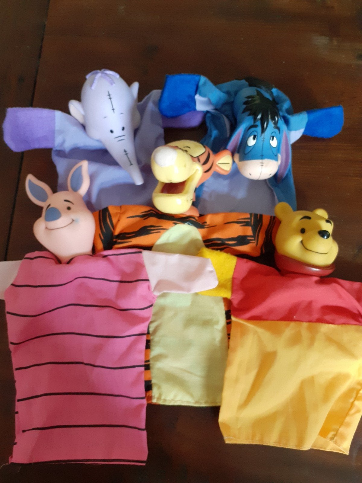 Winnie the Pooh handpoppen Disney, Ophalen of Verzenden, Zo goed als nieuw, Pop